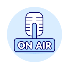 Microphone Live 3 Illustration from UX Duotone Set
