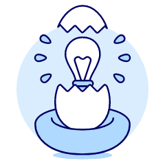 Egg Idea Illustration from UX Duotone Set