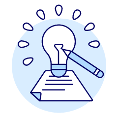 Lightbulb Idea Illustration from UX Duotone Set