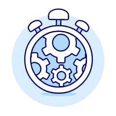 Clock Schedule Illustration from UX Duotone Set
