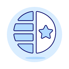 Stage Chart Illustration from UX Duotone Set