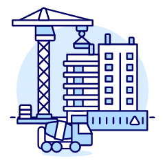 Apartment Building Illustration from UX Duotone Set
