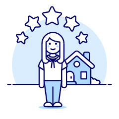 Property Rating 4 Illustration from UX Duotone Set