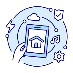 Smart Home 1 Illustration from UX Duotone Set