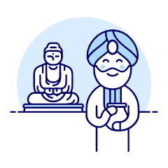 Indian 1 Illustration from UX Duotone Set