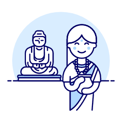 Indian 2 Illustration from UX Duotone Set