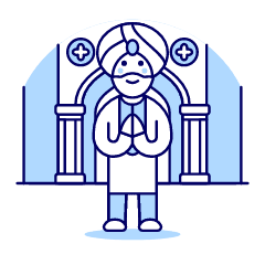 Indian Hinduism Illustration from UX Duotone Set
