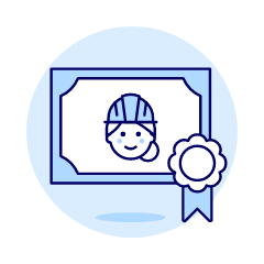 Diploma Engineer 6 Illustration from UX Duotone Set