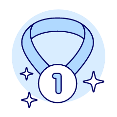 Medal Coin Sparkle Illustration from UX Duotone Set