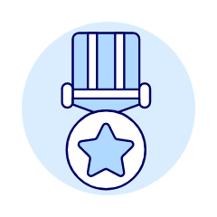 Medal Coin Star Illustration from UX Duotone Set
