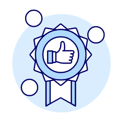 Medal Like Badge Illustration from UX Duotone Set