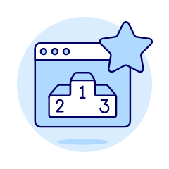 Browser Podium Illustration from UX Duotone Set