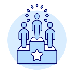 Podium User 1 Illustration from UX Duotone Set