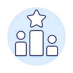 Podium User 2 Illustration from UX Duotone Set