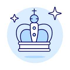 Crown Sparkling Illustration from UX Duotone Set
