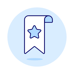 Pennant Star 1 Illustration from UX Duotone Set