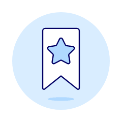 Pennant Star 2 Illustration from UX Duotone Set