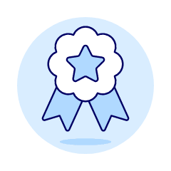 Ribbon Coin 2 Illustration from UX Duotone Set