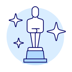 Oscard Award Illustration from UX Duotone Set