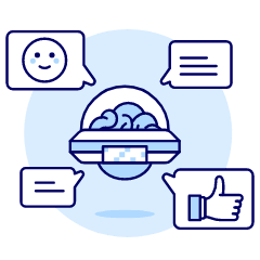 Chatbot 2 Illustration from UX Duotone Set