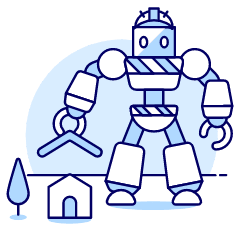 Construction Robot 3 Illustration from UX Duotone Set