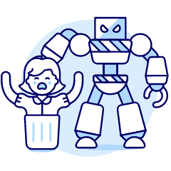 Ai Disruption 1 4 Illustration from UX Duotone Set