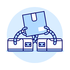 Mobile Robot Conflict Illustration from UX Duotone Set