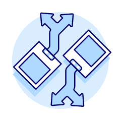 Mobile Robot Protocol Illustration from UX Duotone Set