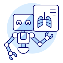 Diagnosis Robot Illustration from UX Duotone Set