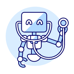 Doctor Robot Illustration from UX Duotone Set