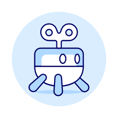 Wind Up Toy Illustration from UX Duotone Set