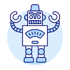 Vintage Robot 2 Illustration from UX Duotone Set
