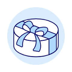 Gift Heart 2 Illustration from UX Duotone Set