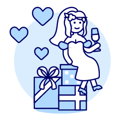 Wedding Celebration 10 Illustration from UX Duotone Set