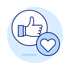 Social Network Love 1 Illustration from UX Duotone Set