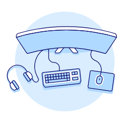 Gamer 2 Illustration from UX Duotone Set