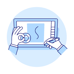 Tablet 1 1 Illustration from UX Duotone Set