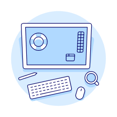 Tablet 2 Illustration from UX Duotone Set