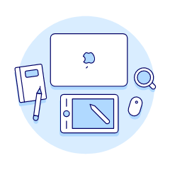 Workspace 1 Illustration from UX Duotone Set