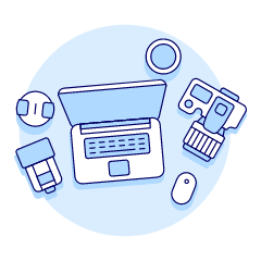 Workspace 5 Illustration from UX Duotone Set