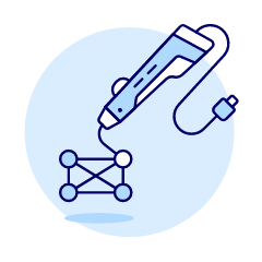 3 D Pen Illustration from UX Duotone Set