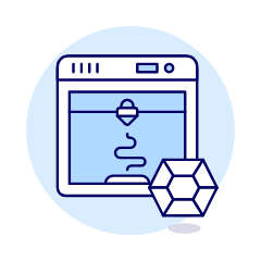 3 D Printing 2 Illustration from UX Duotone Set