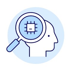 Chip In Brain 1 Illustration from UX Duotone Set