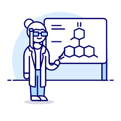 Scientist 3 4 Illustration from UX Duotone Set