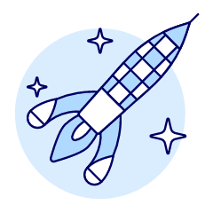 Rocket 5 Illustration from UX Duotone Set