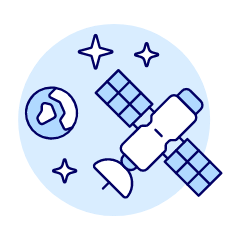 Satellite 1 Illustration from UX Duotone Set