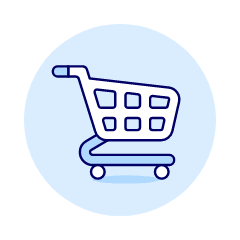Shopping Cart Illustration from UX Duotone Set