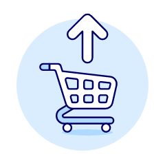 Shopping Cart Remove 1 Illustration from UX Duotone Set