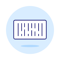 Barcode Illustration from UX Duotone Set