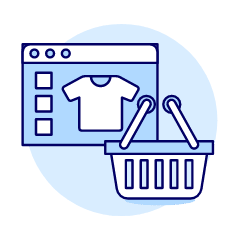 Customize Shirt Basket Illustration from UX Duotone Set
